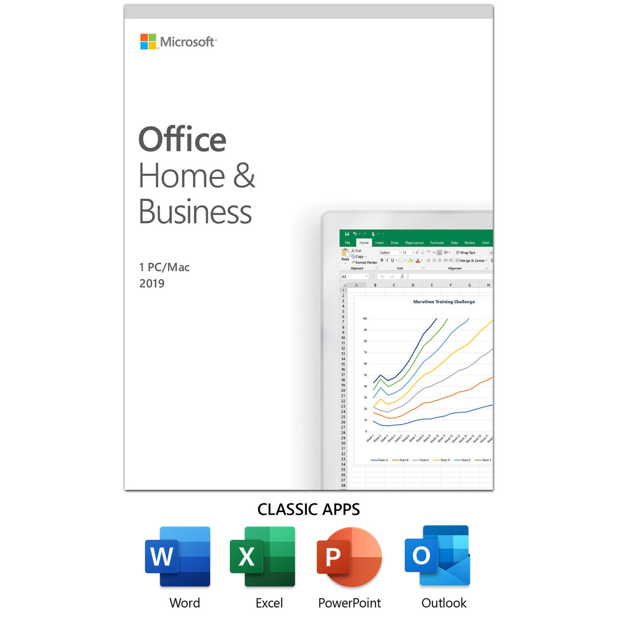 5PACK Microsoft Office 2019 Home and Business – Knockcat